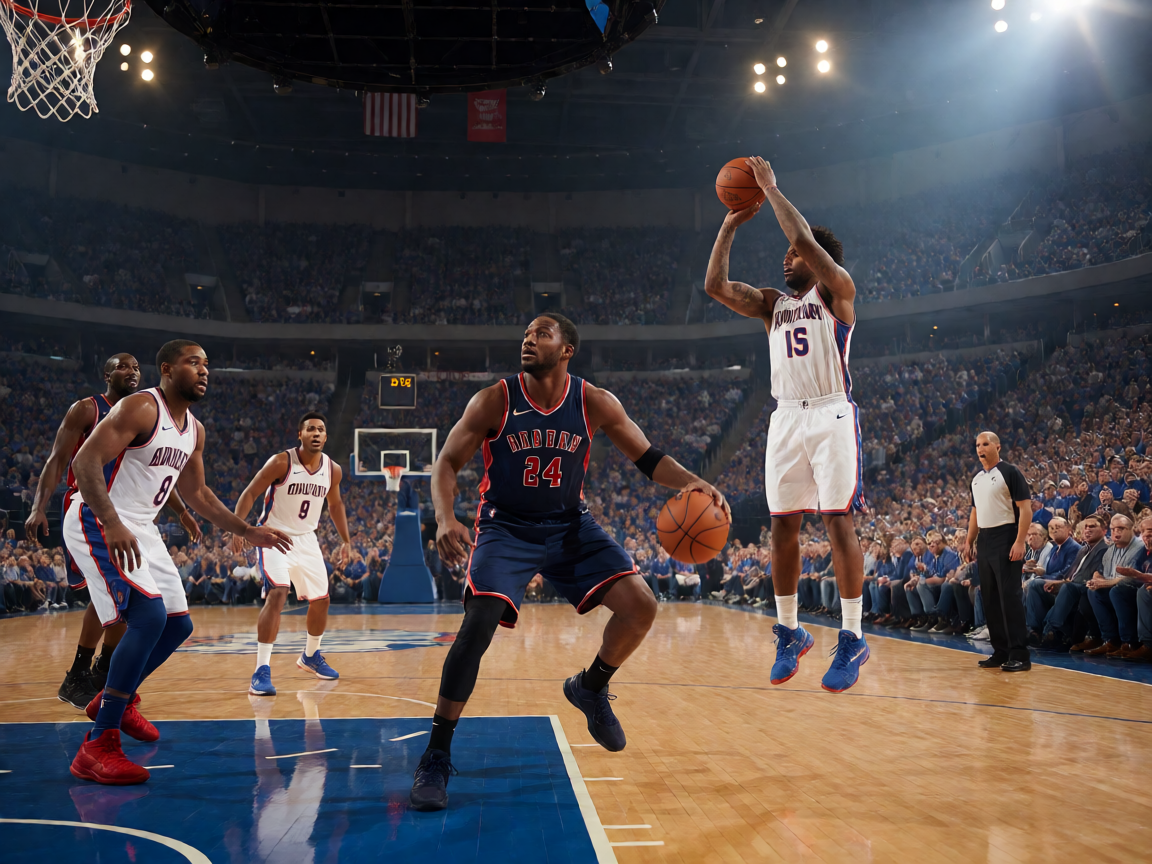 NBA篮球比赛现场